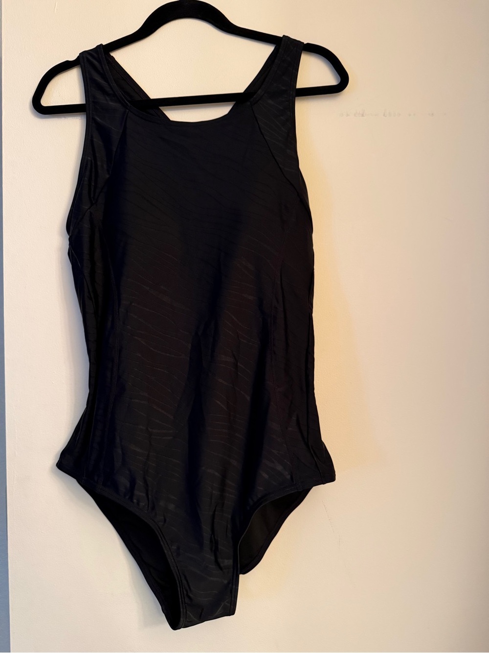 NWT Attraco One-Piece Athletic Swimsuit - blue-Black - Size XL